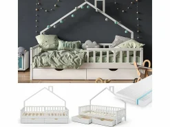 Clearance Cama en forma de casa 208x93x155 noemi Cama Montessori