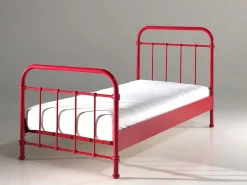 Vipack Cama individual New York de metal 90x200 cm