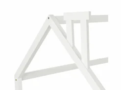 Cama infantil cabina 90x200 cm con base - cama juvenil con protección anticaída - madera - (sin colchón)