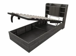 Hot Cama infantil con almacenaje - 90 x 200 cm - cabecero con almacenaje - con USB + Tipo C - MDF - Cama Con Canapé|Cama Con Almacenaje