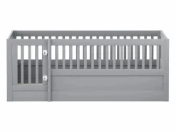 Outlet Hauss Spole Cama infantil de 140x200 cm con estructura y puerta pequeña (sin colchón ni estructura) Gris