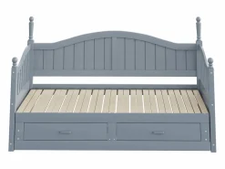 Hauss Spole Cama infantil 90/180x190 cm, cama nido con 2 cajones, pino, cama multifuncional,