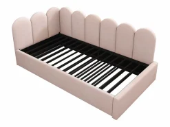 Sale Hauss Spole Cama infantil 90x200 cm con cama nido 90x190 cm, tapizado en terciopelo , sin colchón Rosa