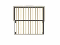 Hauss Spole Cama infantil 90x200 cm con cama nido de terciopelo, somier de láminas, sin colchón,