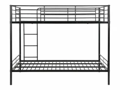 Discount Vente-unique Cama litera 2 x 120 x 190 cm color - DUOTIS II Negro