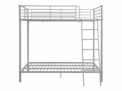 Vente-unique Cama litera GEMINI II de 2x140x190 cm en color plata