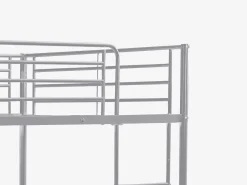 New Vente-unique Cama literas 2 x 120 x 190 cm color - DUOTIS Plateado