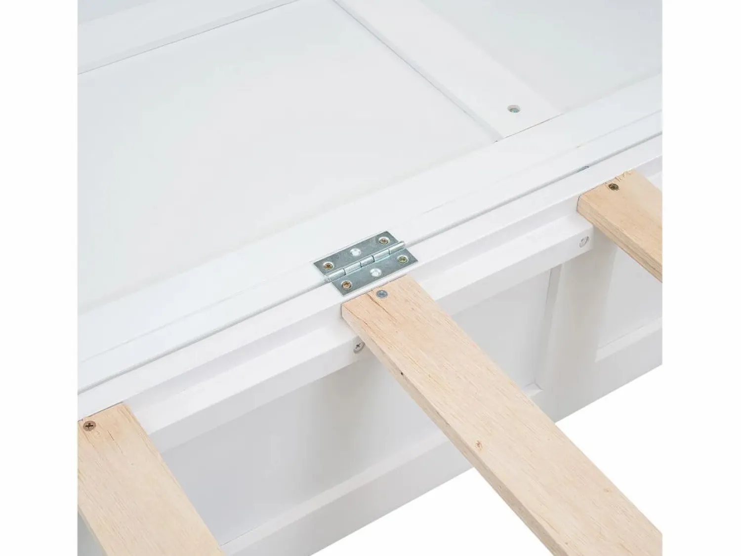 ModernLuxe Cama multifuncional retráctil 140x200 cm de madera maciza - con cajón y soporte en el cabecero -