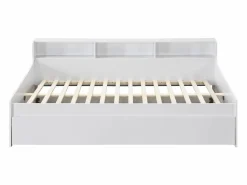 Online Vente-unique cama nido 90 x 200 cm con almacenamiento - LUNOVICA Blanco