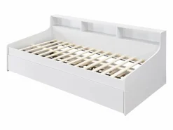 Outlet cama nido 90 x 200 cm con almacenamiento + colchón - LUNOVICA Cama Diván|Cama Nido