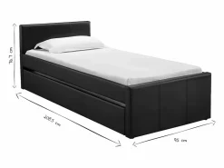 Miliboo Cama nido 90 x 195 cm mate MACCO