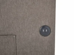 Vente-unique Cama nido 2 x 80 x 200 cm con almacenamiento y puerto USB en tela - ORAVAYA