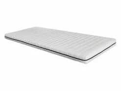 Vente-unique Cama nido 2 x 80 x 200 cm en tela texturizada + colchón - CAMITY