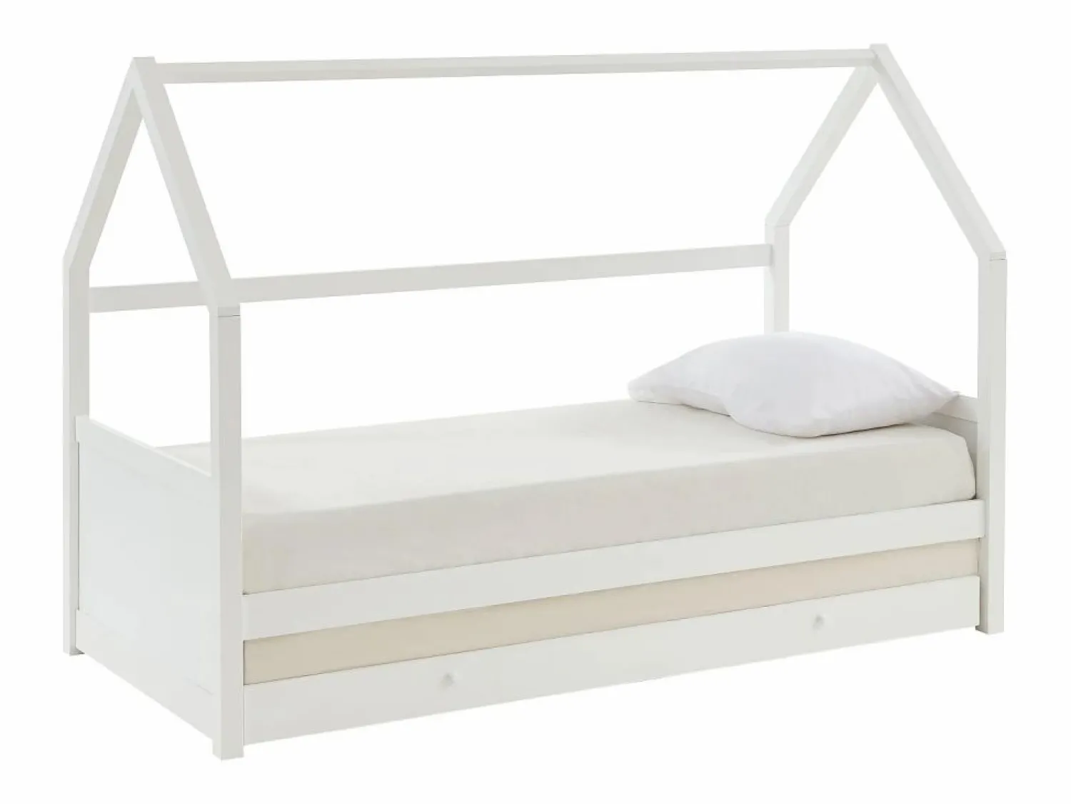 Best Cama nido cabaña 2 x 90 x 190 cm de madera de pino - HURRA Cama Nido|Cama Infantil