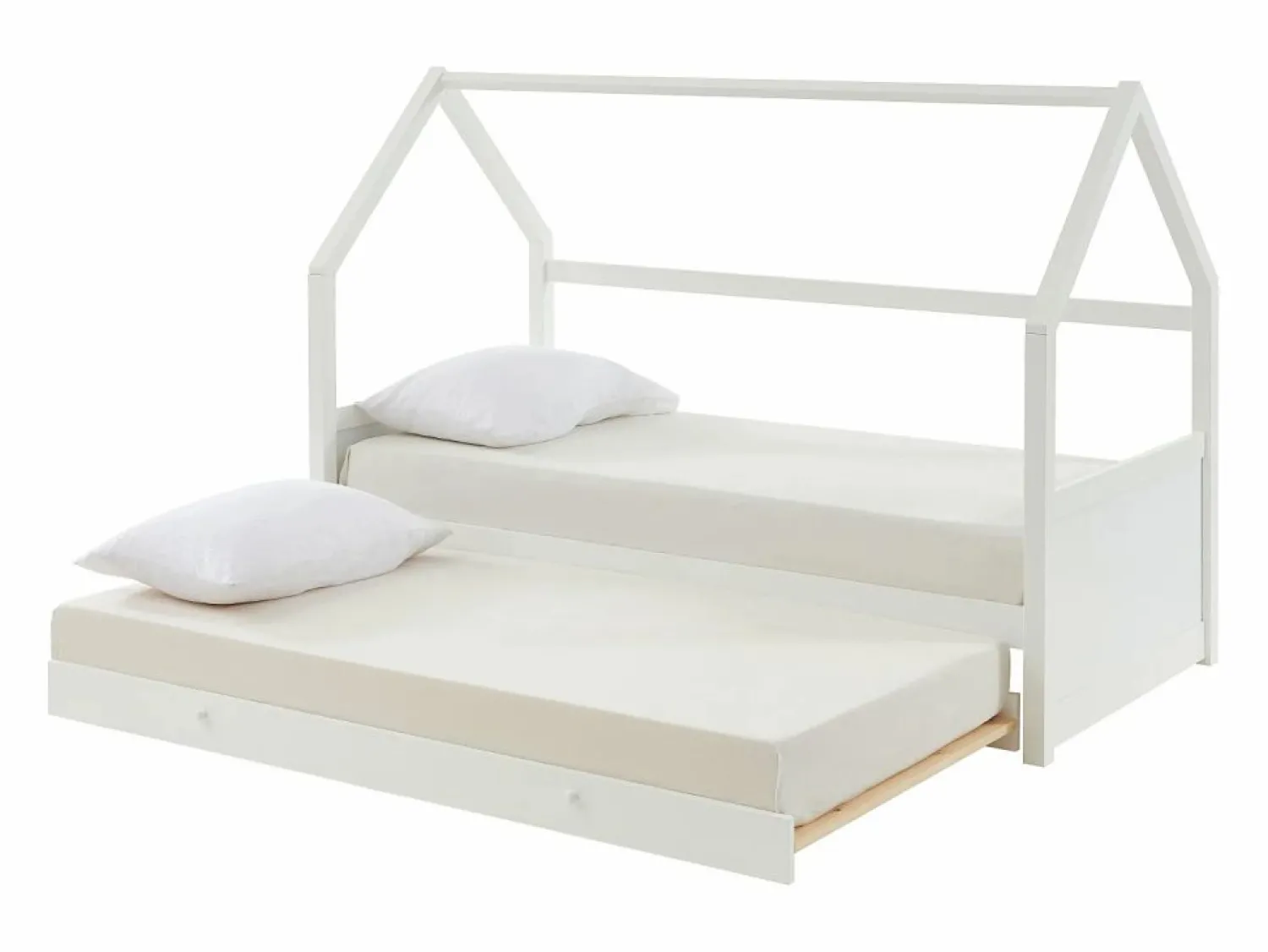 Best Cama nido cabaña 2 x 90 x 190 cm de madera de pino - HURRA Cama Nido|Cama Infantil