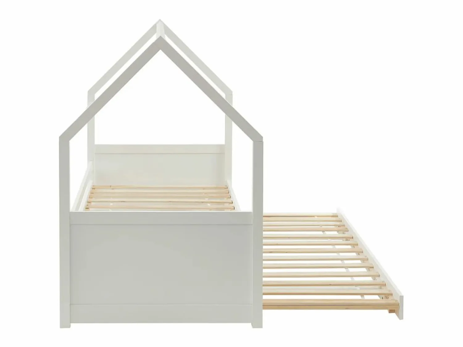 Best Cama nido cabaña 2 x 90 x 190 cm de madera de pino - HURRA Cama Nido|Cama Infantil