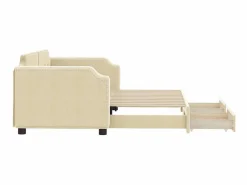 Online Cama nido con cajones tela color 90x200 cm ES221578 Cama Diván|Cama Nido