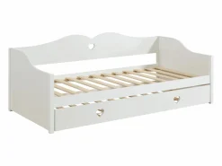 Vente-unique Cama nido con dos camas de 90 x 190 cm de pino y MDF - DASTIVA