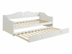 Vente-unique Cama nido con dos camas de 90 x 190 cm de pino y MDF - DASTIVA