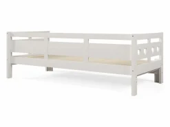 Outlet Cama nido diván 90x190 cm de pino macizo con segunda cama y estructura enrollable - Cama Nido
