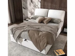 Cama nido en terciopelo , 140 x 190 cm, con 3 cajones y cabecero ajustable, carga máx. 300kg Cama Terciopelo|Cama Con Canapé