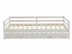 Cama nido infantil 2 x 90 x 190 cm Pino macizo y MDF con colchón AEDAN II Cama Nido