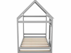 Hot Merax Cama nido infantil de 90 x 200 cm - pino y MDF - color: Gris Blanco