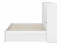 Cama nido 90x200cm+90x190cm, Sofá cama con cabecero con almacenaje y puerto de carga USB,