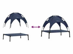 Clearance Cama para perro Azul marino s Acero Cama De Animales De Compañía
