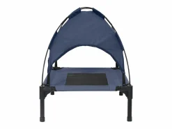 Clicnbuy Cama para perro Azul marino m Acero