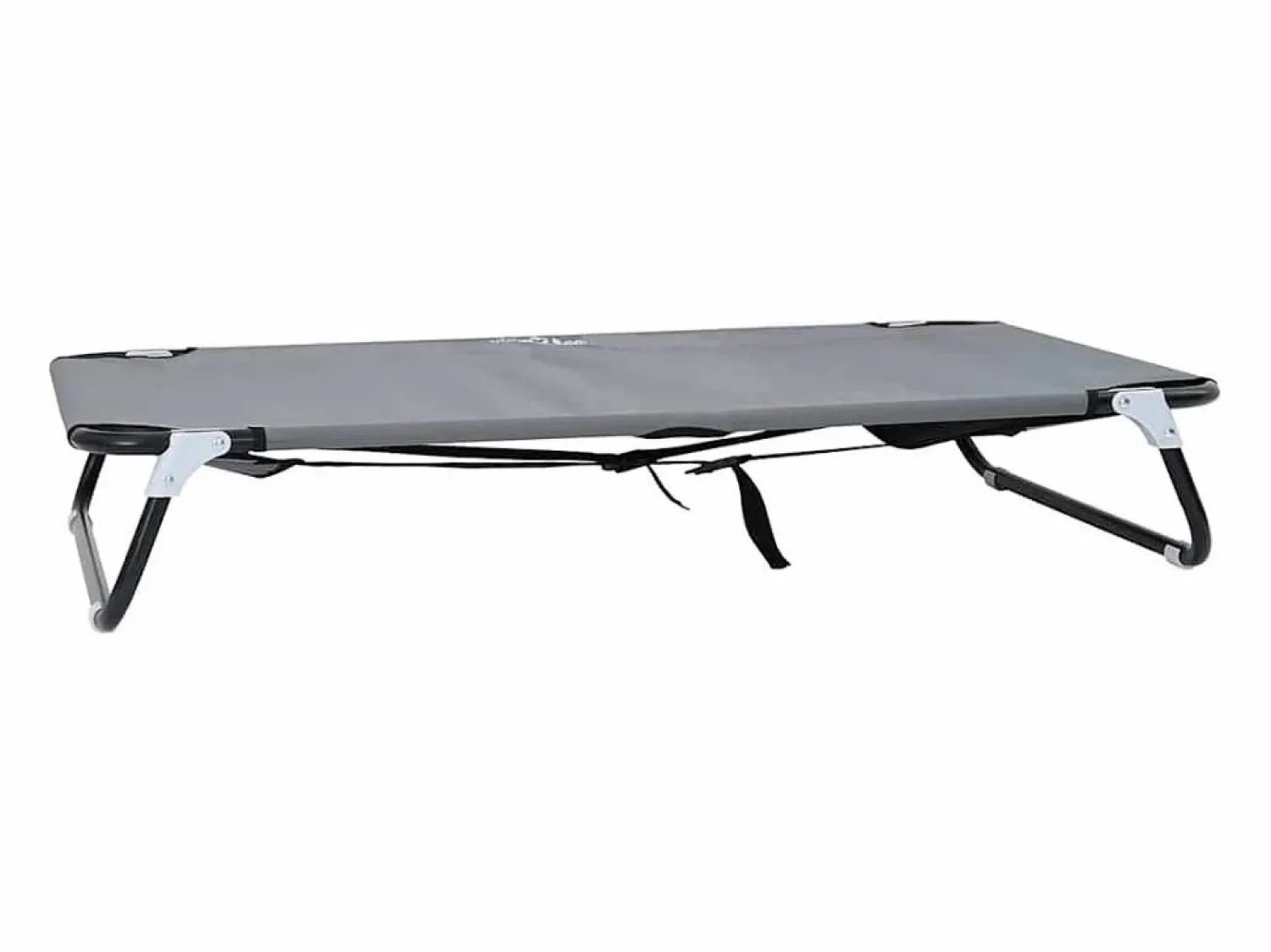 Clicnbuy Cama para perro 90 x 55 x 18 cm Tela Oxford y Acero Gris claro