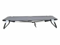 Clicnbuy Cama para perro 90 x 55 x 18 cm Tela Oxford y Acero Gris claro