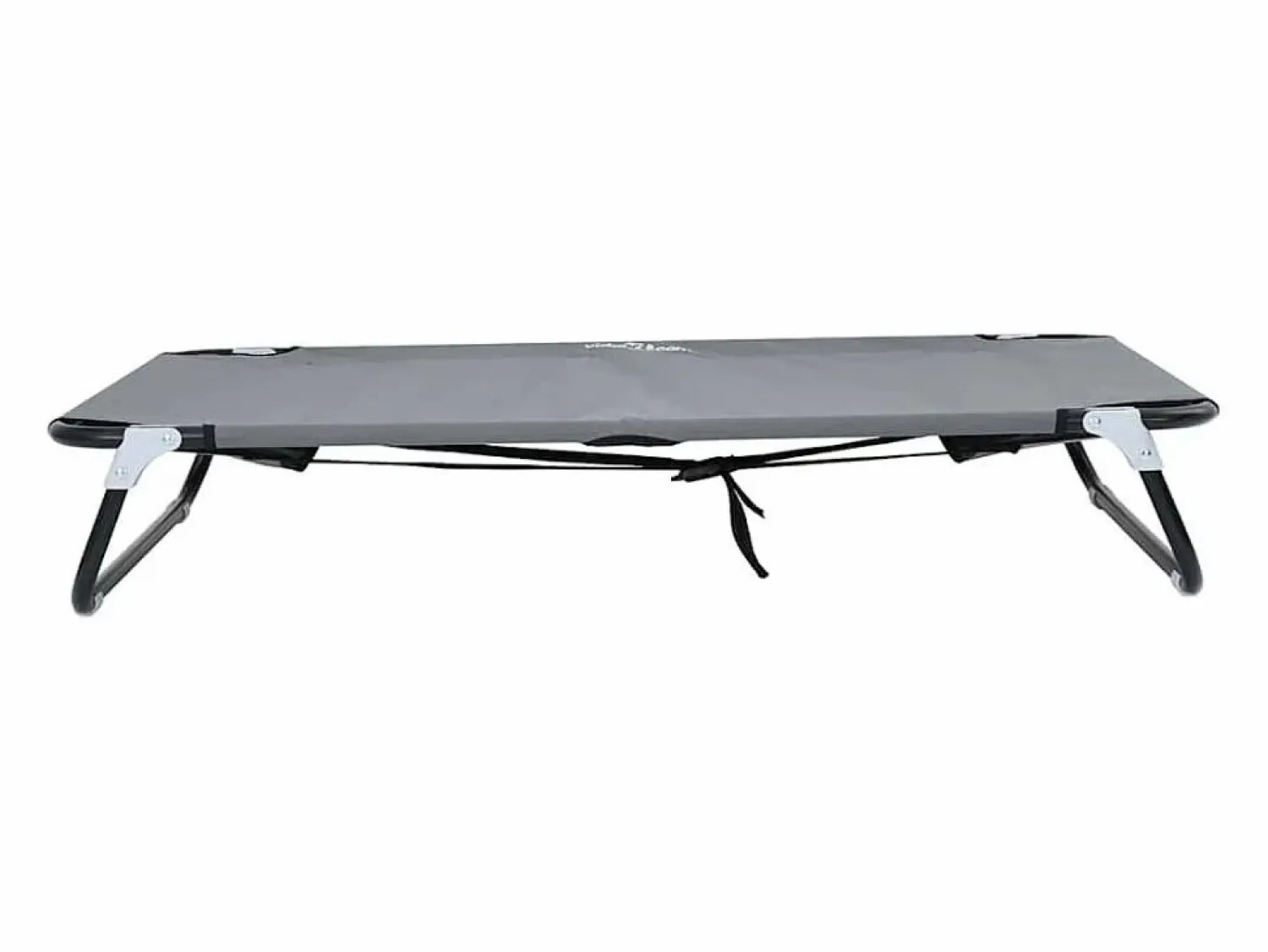 Clicnbuy Cama para perro 90 x 55 x 18 cm Tela Oxford y Acero Gris claro
