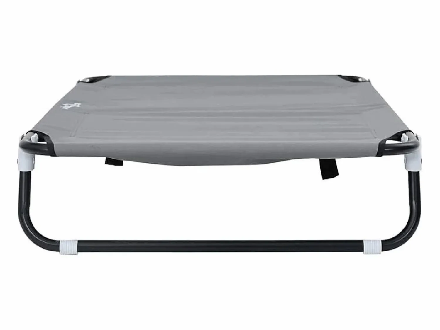Clicnbuy Cama para perro 90 x 55 x 18 cm Tela Oxford y Acero Gris claro