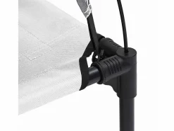 Clicnbuy Cama para perro Gris plata l Acero Plateado