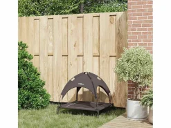 Clicnbuy Cama para perro Marrón m Acero