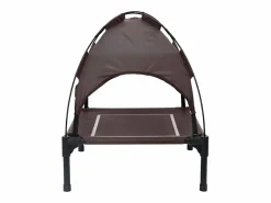 Clicnbuy Cama para perro Marrón m Acero