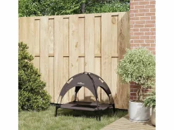 New Cama para perro Marrón m Acero Cama De Animales De Compañía