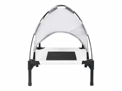 Hot Clicnbuy Cama para perro s Acero Plateado
