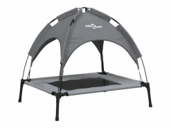 Online Clicnbuy Cama para perros con dosel antracita tela oxford y acero Gris antracita