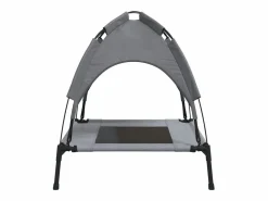 Online Clicnbuy Cama para perros con dosel antracita tela oxford y acero Gris antracita