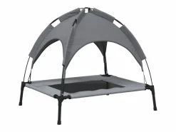 Online Clicnbuy Cama para perros con dosel antracita tela oxford y acero Gris antracita
