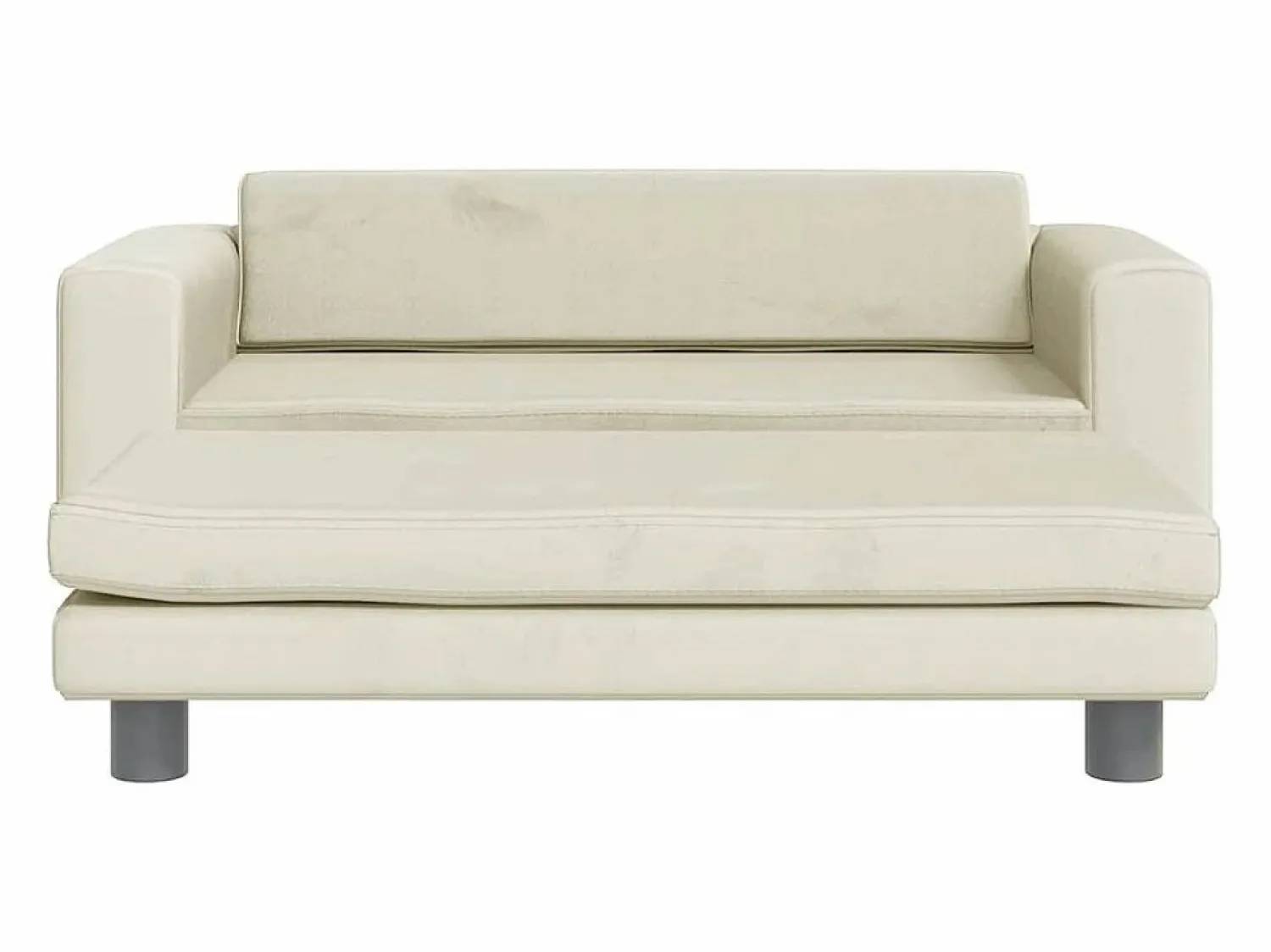 Clearance Cama para perros con extensión terciopelo 100x50x30 cm Cama De Animales De Compañía