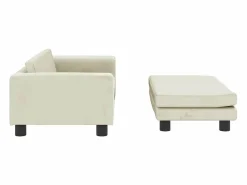 Clearance Cama para perros con extensión terciopelo 100x50x30 cm Cama De Animales De Compañía