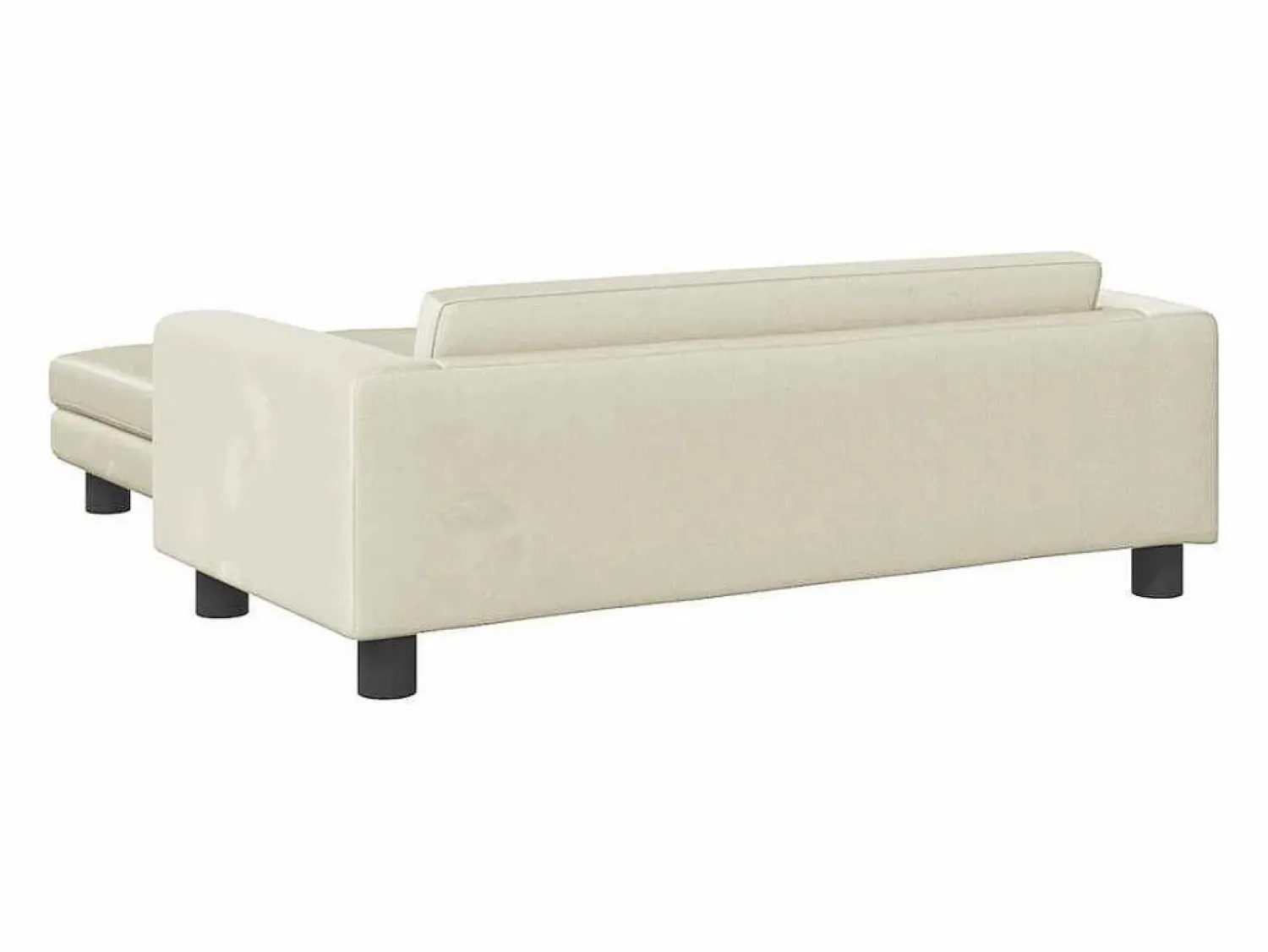 Clearance Cama para perros con extensión terciopelo 100x50x30 cm Cama De Animales De Compañía