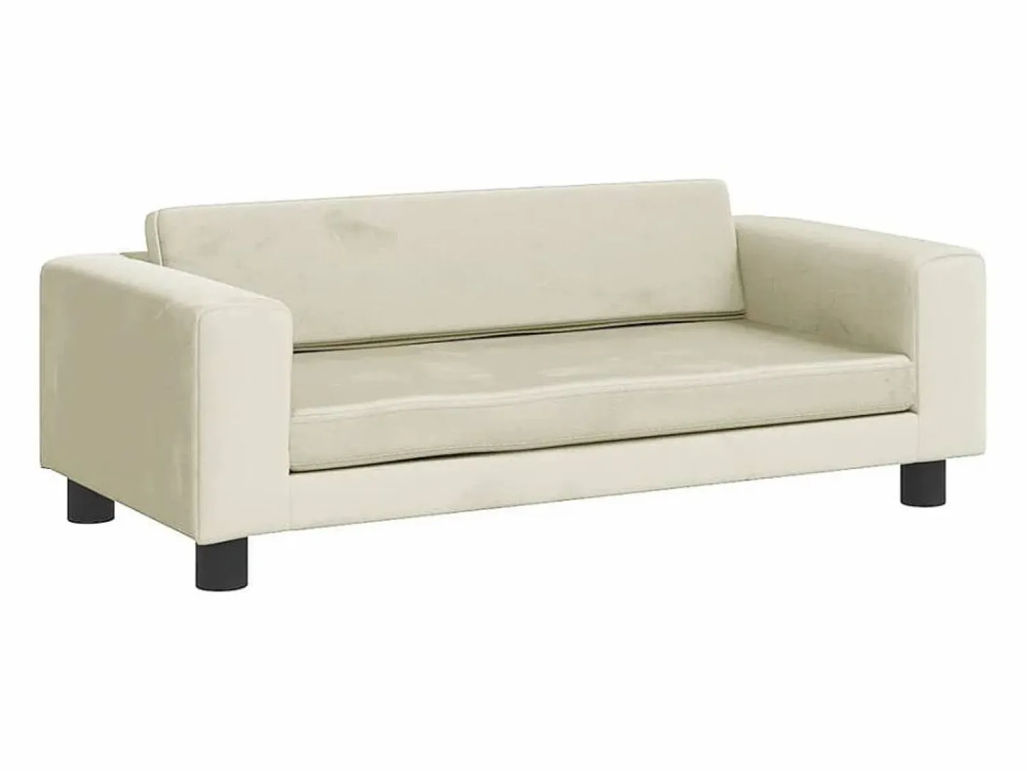 Clearance Cama para perros con extensión terciopelo 100x50x30 cm Cama De Animales De Compañía