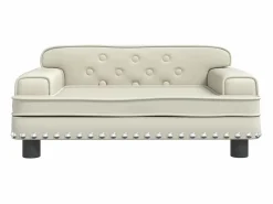 Outlet Cama para perros de cuero sintético 70x45x30 cm Cama De Animales De Compañía