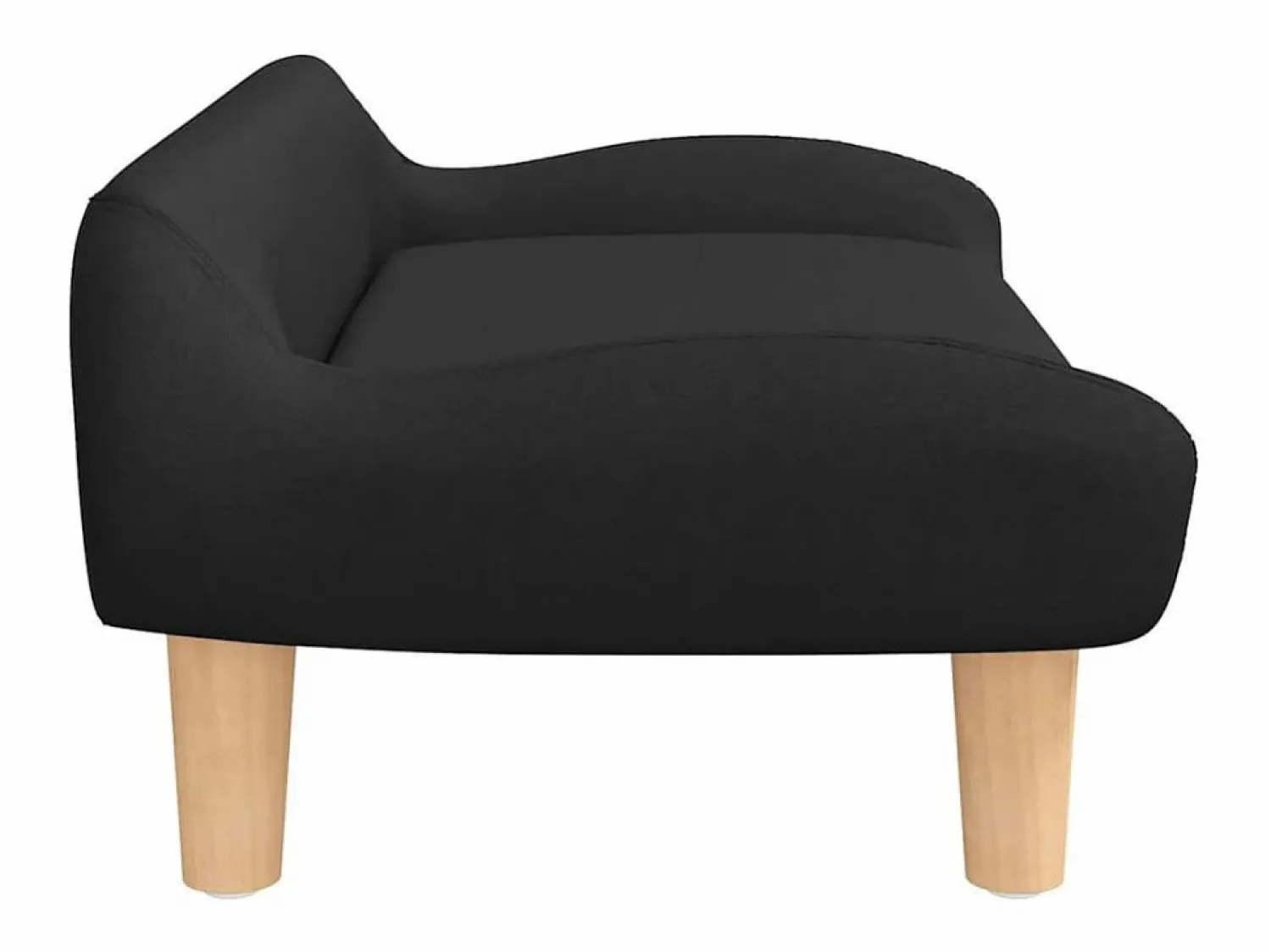 Best Cama para perros de tela negra 70x40x24 cm Cama De Animales De Compañía