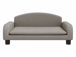 Clearance Cama para perros de tela gris taupé 70x45x30 cm Cama De Animales De Compañía