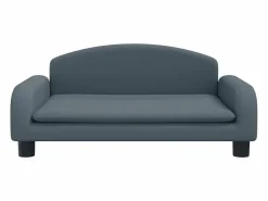 Clicnbuy Cama para perros de tela oscuro 70x45x30 cm